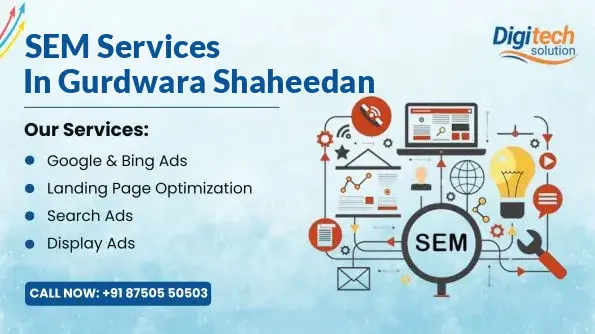 Best SEM Services in Gurdwara Shaheedan, Amritsar