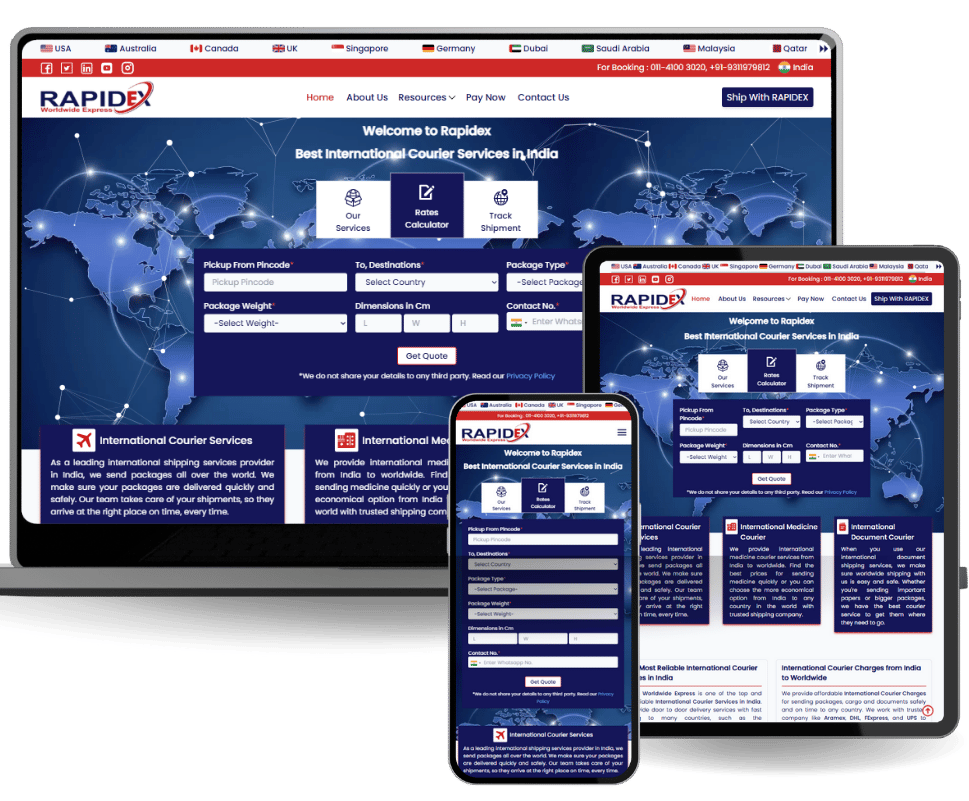rapidex site theme